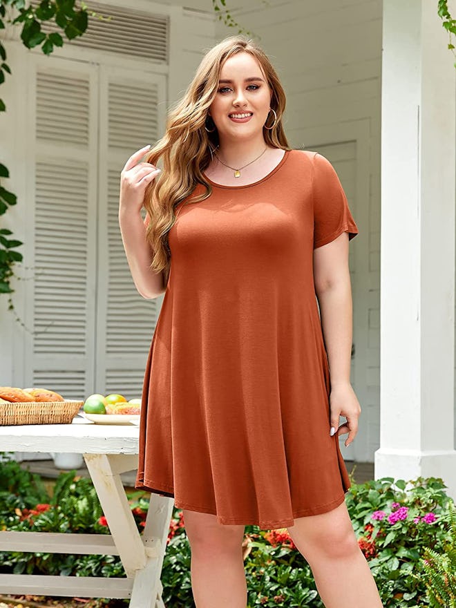 BELAROI Casual Flare T-Shirt Dress