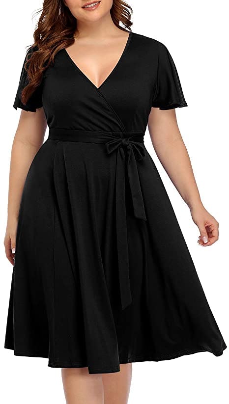 Pinup Fashion Wrap Dress