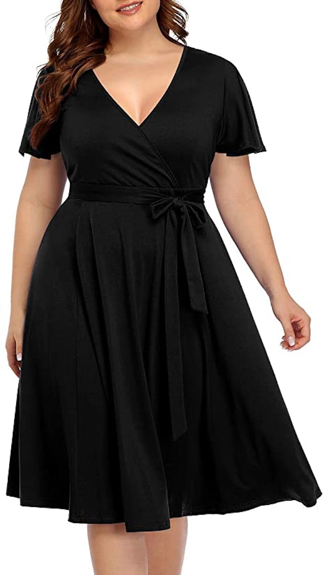 Pinup Fashion Wrap Dress