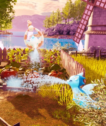 screenshot from Palworld gameplay trailer