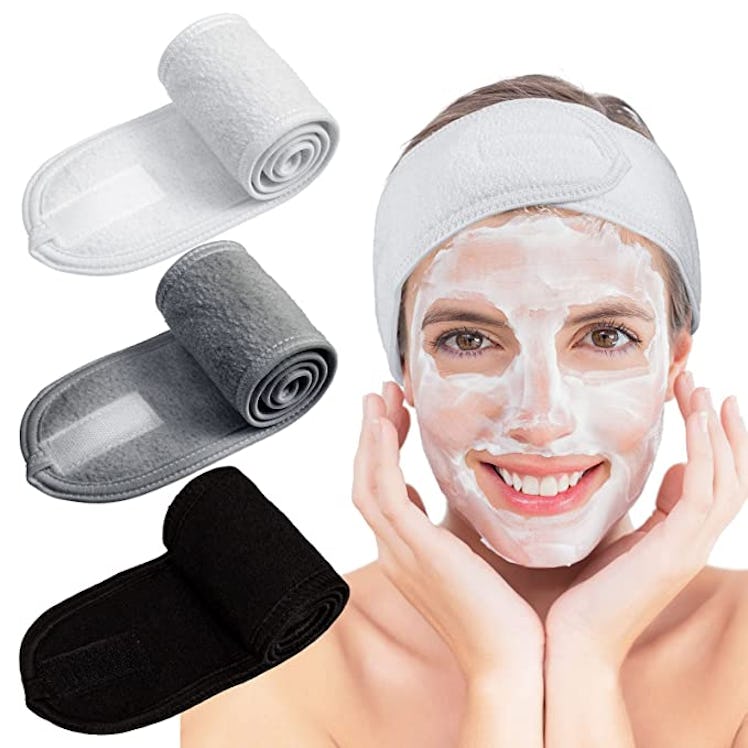 Whaline Spa Facial Headband (3-Pack)