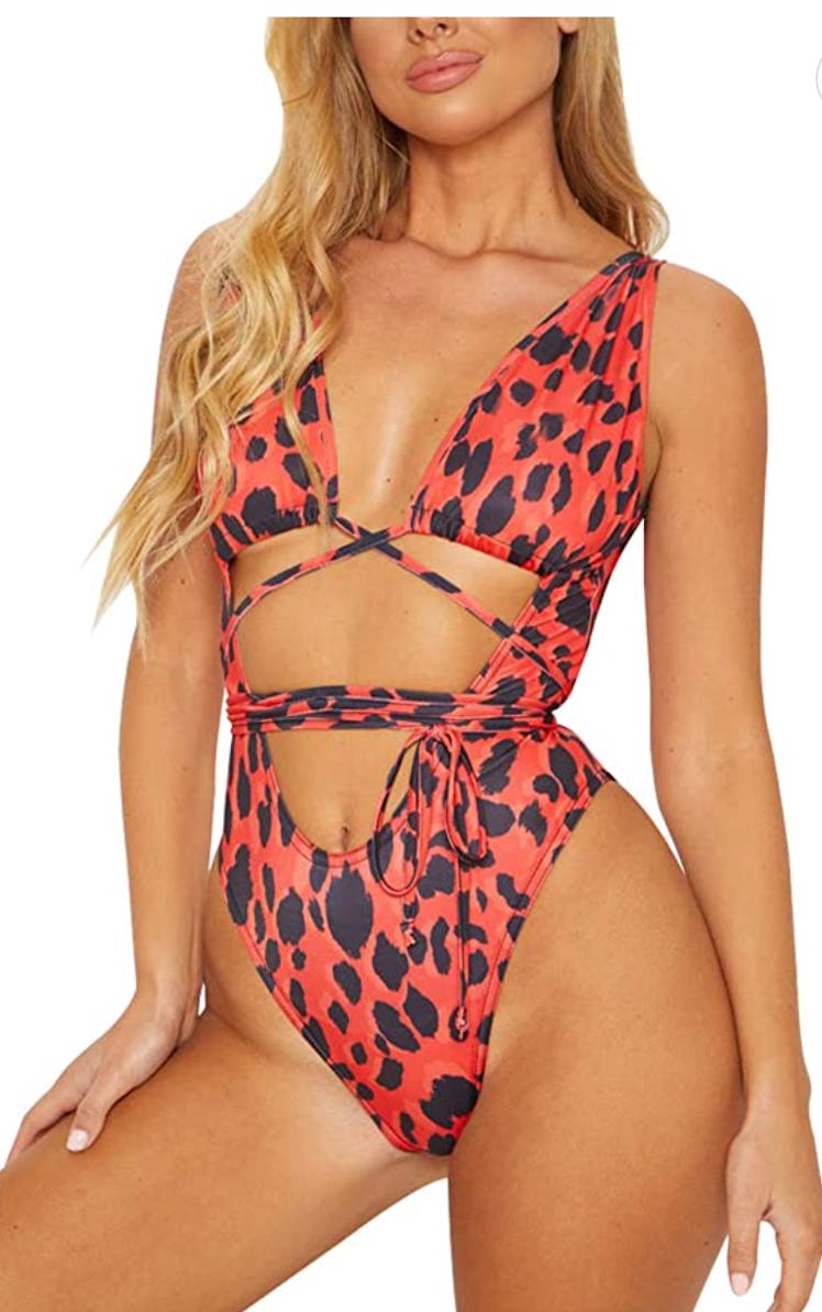 Sovoyontee Women's Sexy One Piece Swimsuits Bikini Bathing Suit