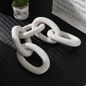 Decorative Wood Link Chain Wooden Chain Decor