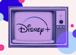 Disney+ logo on TV