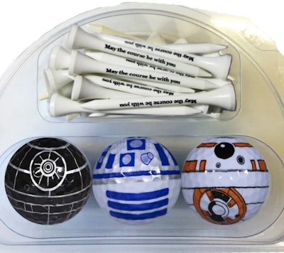 GBMGOLF Star Wars Golf Balls with Tees is a great Star Wars Father's Day gift
