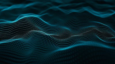 Abstract information structure wave background 