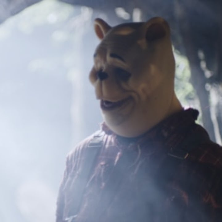 A scary looking Winnie the Pooh in the new horror film 'Winnie the Pooh: Blood and Honey.' Yes, you ...