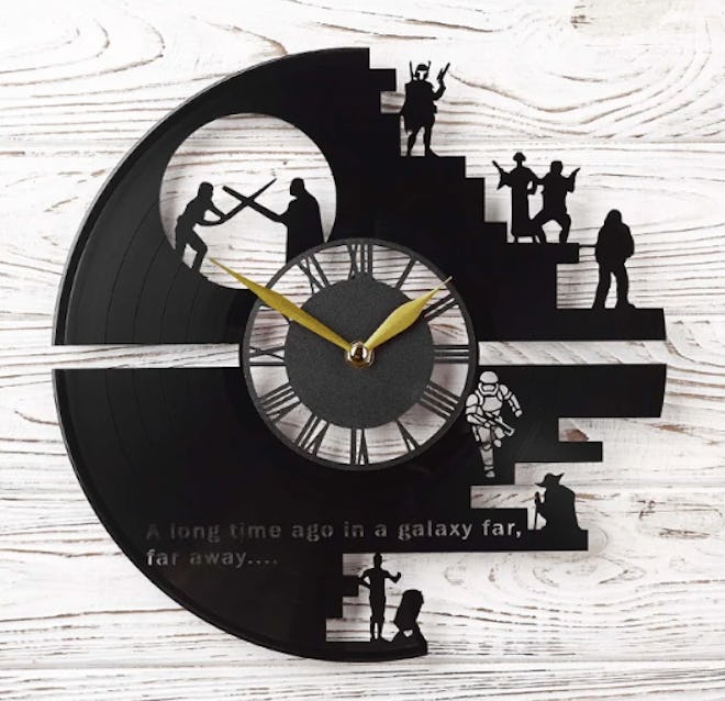 DenizStudioGifts Star Wars Clock is a great Star Wars Father's Day gift