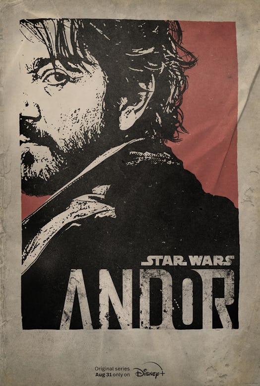 The new poster for Andor, which premieres on Disney+ on August 31.