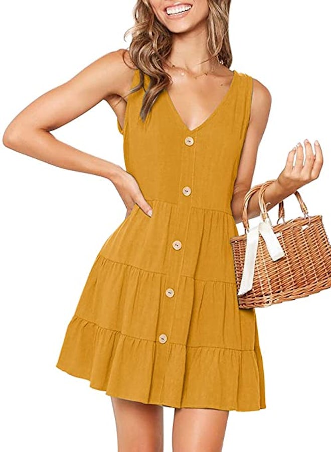 MITILLY Button-Down Swing Dress