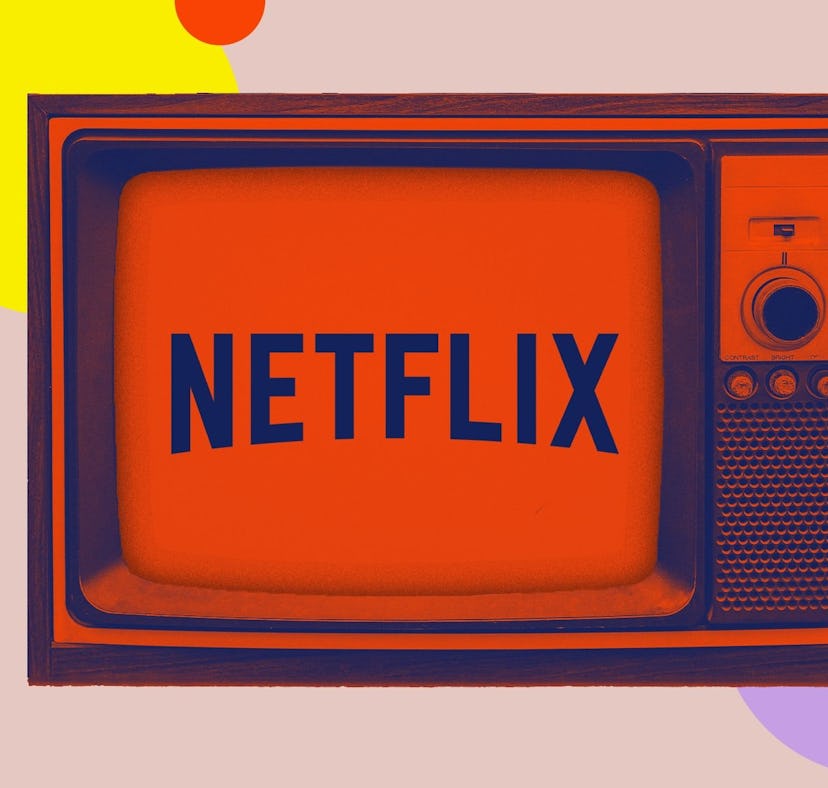 Netflix logo on a TV