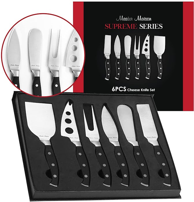 Master Maison 6-Piece Premium Cheese Knife Set (6-Pieces)