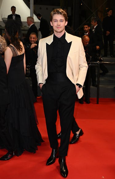 Joe Alwyn wearing a tux at the Cannes Film Festival