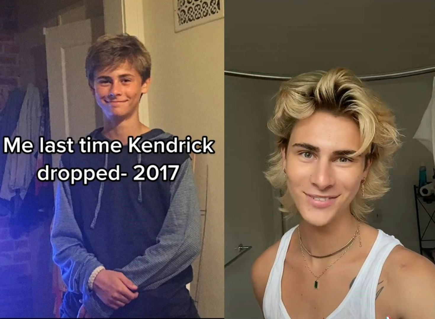 On TikTok, Kendrick Lamar's "United In Grief" is being used as the soundtrack to five year glow ups....