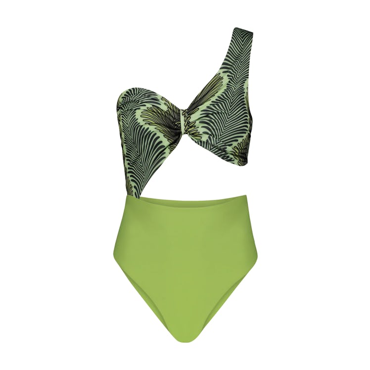 Gatsby Evergreen Two Tone Swimsuit Fe Noel