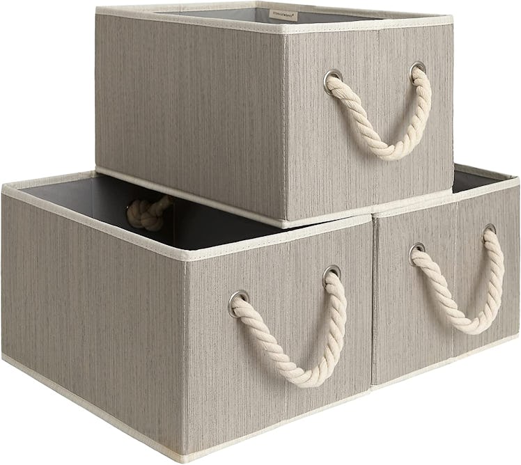 StorageWorks Large Decorative Storage Bins