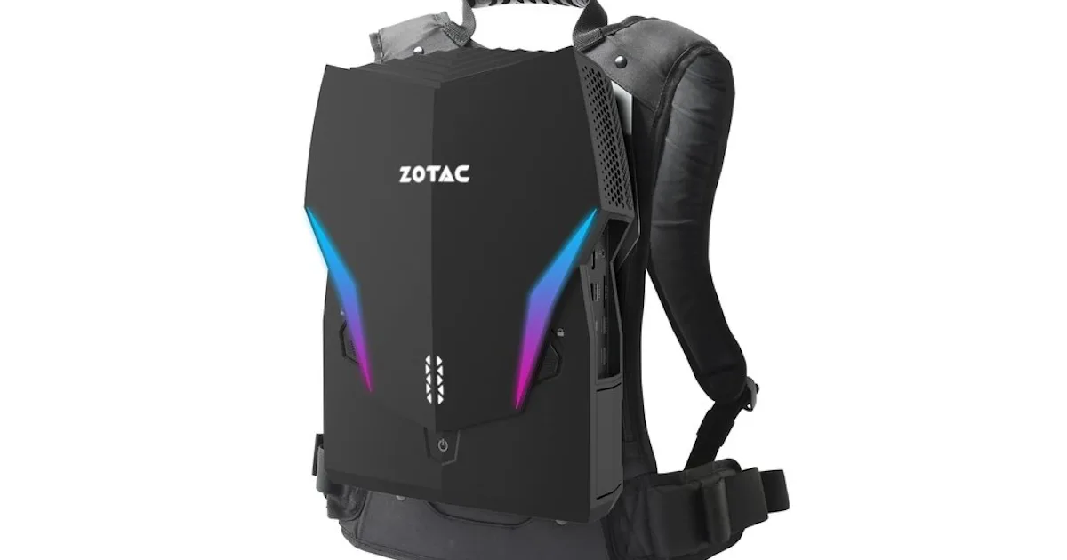 Vr Rucksack Zotac’s VR backpack straps an entire gaming PC to your body