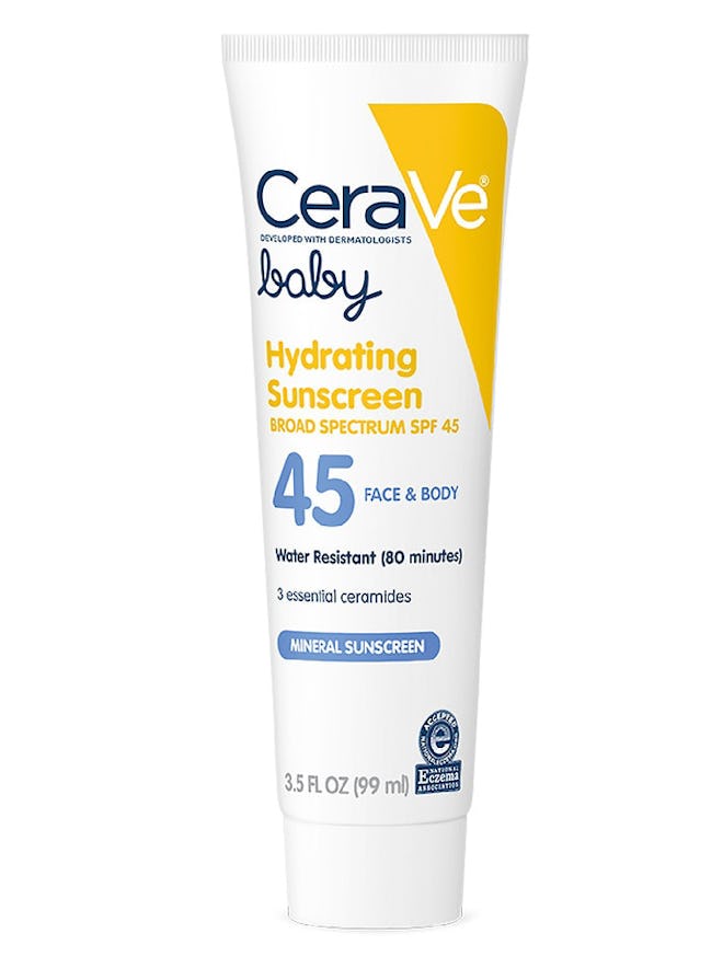 Cerave Baby Hydrating Mineral Sunscreen Lotion, SPF 45