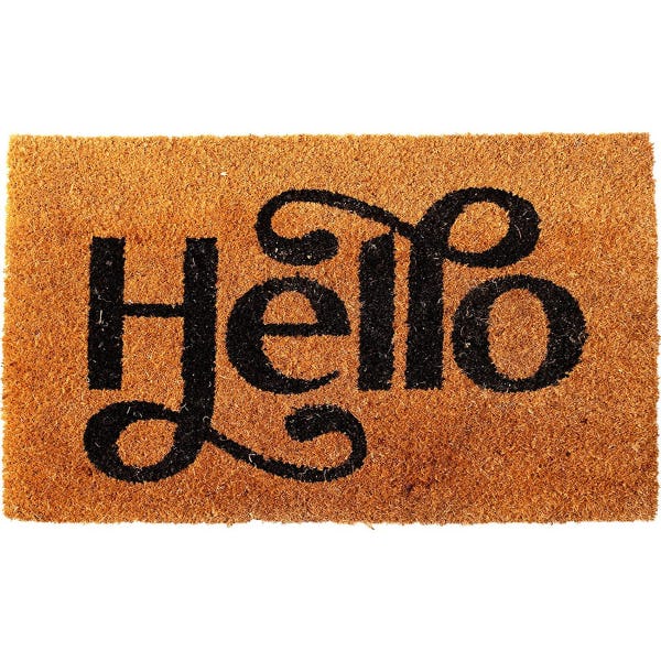 SliptoGrip Natural Coir Door Mat