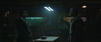 Haja Estree (Kumail Nanjiani) and Ben (Ewan McGregor) in Obi-Wan Kenobi Episode 2.