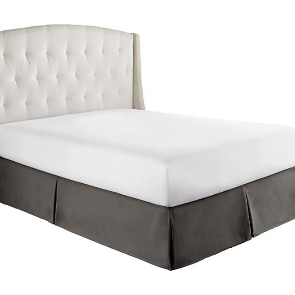 HC Collection Gray Queen Bed Skirt