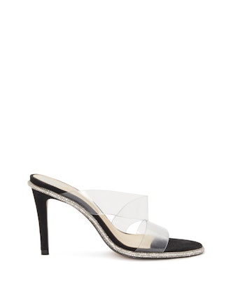 Vince Camuto clear mules