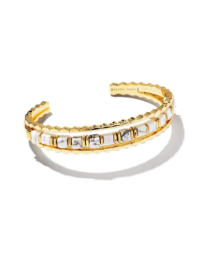 Kendra Scott gold cuff bracelet
