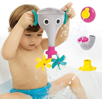 Yookidoo FunEleFun Fill ‘N’ Sprinkle Water Wheel Baby Bath Toy