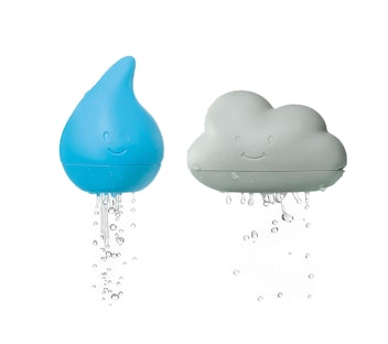 Ubbi Cloud and Droplet Bath Toys Mold-Free Baby Bath Toys
