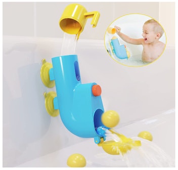 Inspiration Play Fill N' Splash Submarine Bath Toy Water Wheel Baby Bath Toy