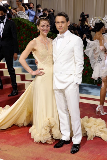 Claire Danes and Hugh Dancy attend The 2022 Met Gala Celebrating "In America: An Anthology of Fashio...