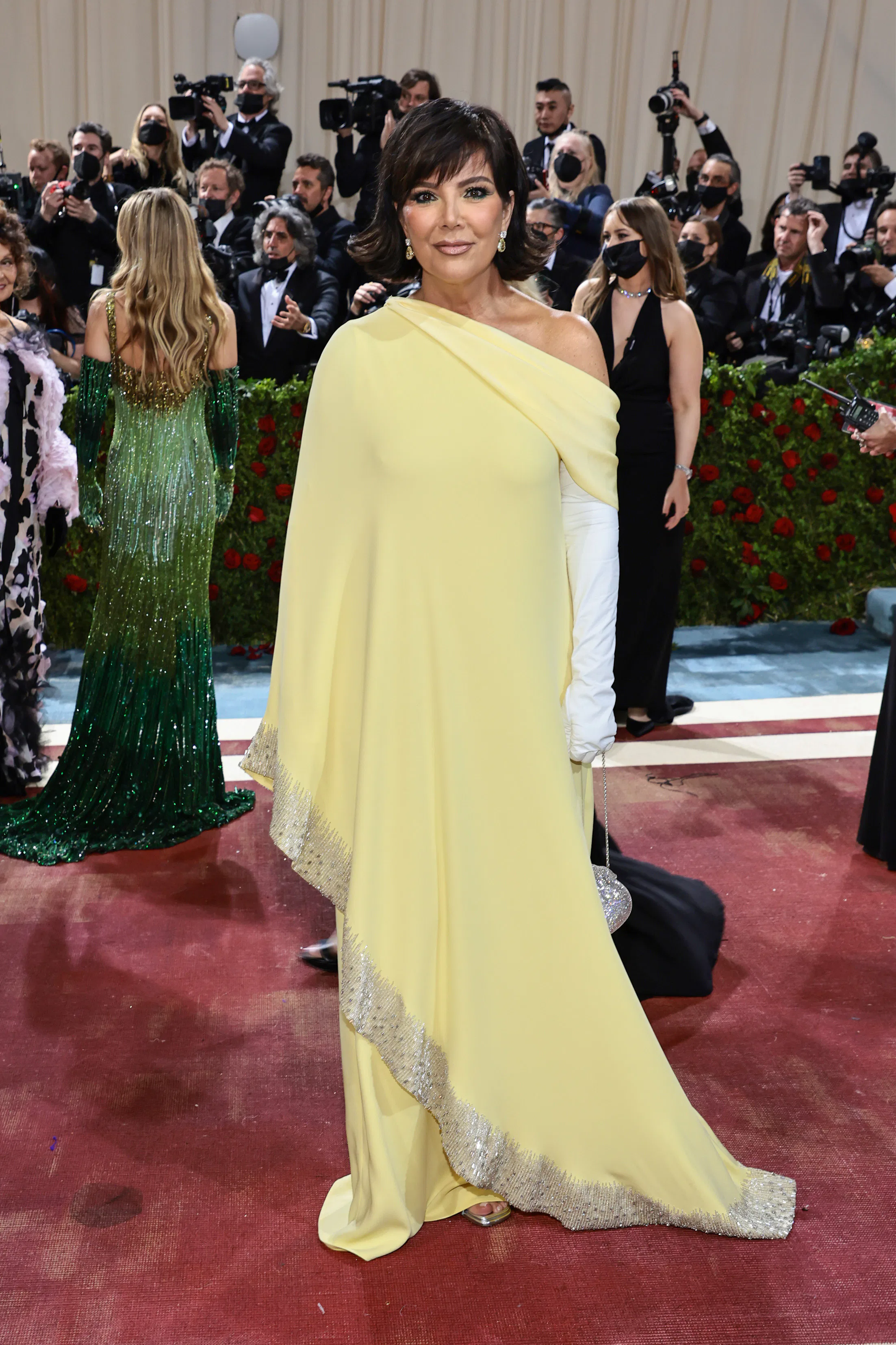met gala 2022 green dress Charlotte Tilbury