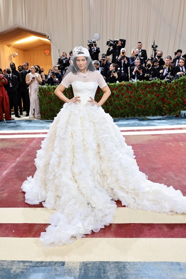 Kylie Jenner attends The 2022 Met Gala Celebrating "In America: An Anthology of Fashion" at The Metr...