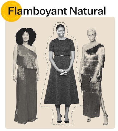 flamboyant natural body type celebrity chart from kibbe body type test