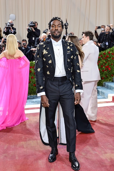 Yahya Abdul-Mateen II attends The 2022 Met Gala Celebrating "In America: An Anthology of Fashion" at...
