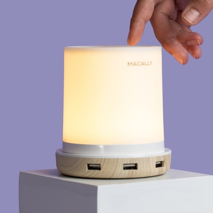 Macally Bedside Lamp with USB Ports