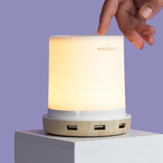 Macally Bedside Lamp with USB Ports