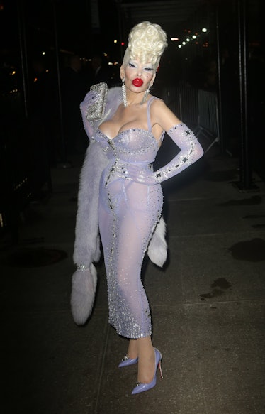 Amanda LePore attends the Met Gala after party at the Standard Hotel