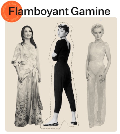flamboyant gamine body type celebrity chart from kibbe body type test
