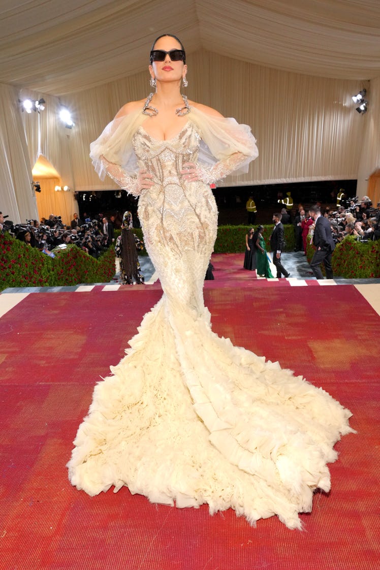 Rosalía arrives at The 2022 Met Gala Celebrating "In America: An Anthology of Fashion" at The Metrop...