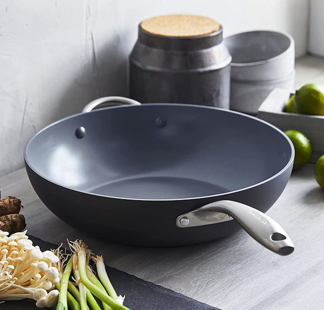 best pans for oil-free cooking ceramic nonstick wok