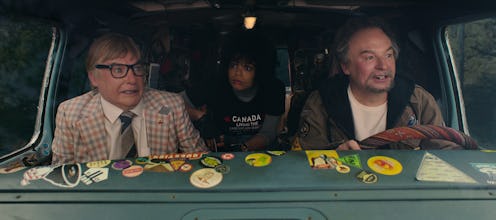 Mike Myers as Ken Scarborough, Lydia West as Reilly Clayton, Mike Meyers as Anthony Landsdowne in 'T...