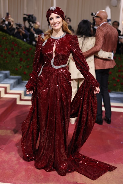 Jessica Chastain attends The 2022 Met Gala 