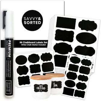 Savvy & Sorted Chalkboard Labels (96-Pack)