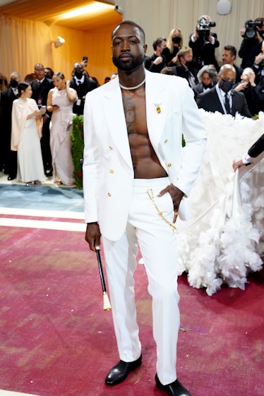 Dwyane Wade attends The 2022 Met Gala Celebrating "In America: An Anthology of Fashion" at The Metro...