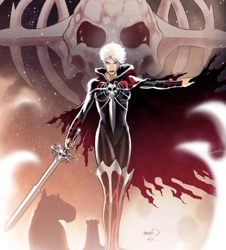 Phyla-Vell in the comics.