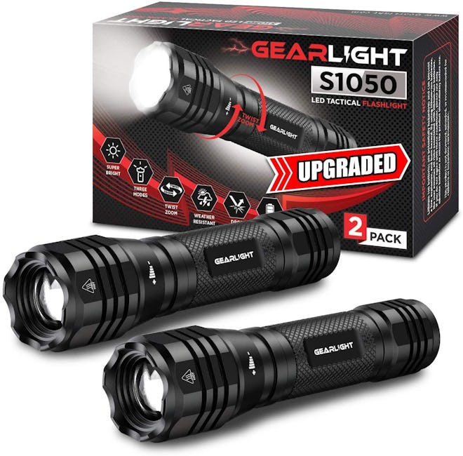 GearLight Tactical Flashlight (2-Pack)