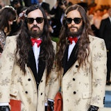 Alessandro Michele and Jared Leto attend The 2022 Met Gala Celebrating "In America: An Anthology of ...
