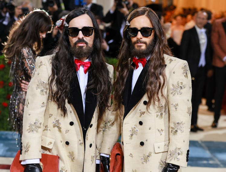 Alessandro Michele and Jared Leto attend The 2022 Met Gala Celebrating "In America: An Anthology of ...