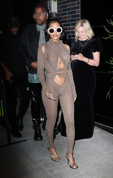 Teyana Taylor attends a Met Gala 2022 After Party at The Standard